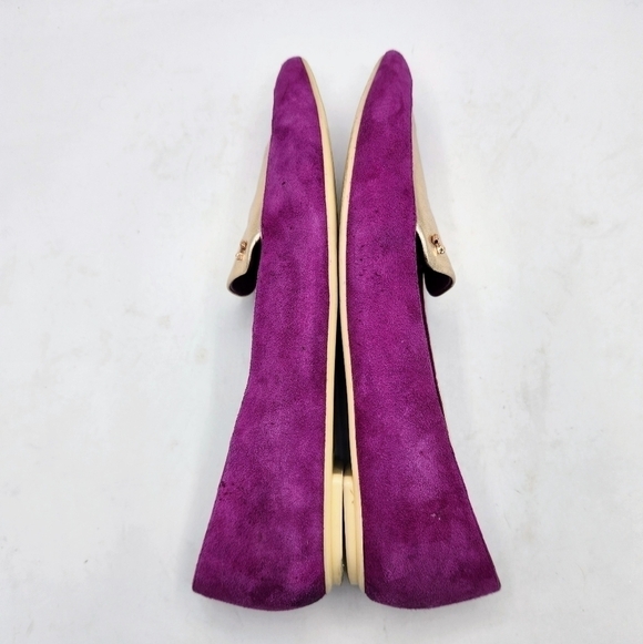 Ted Baker London Oleshky Magenta And Gold Pointy Toe Flats Size 40, 9.5 - Picture 10 of 16